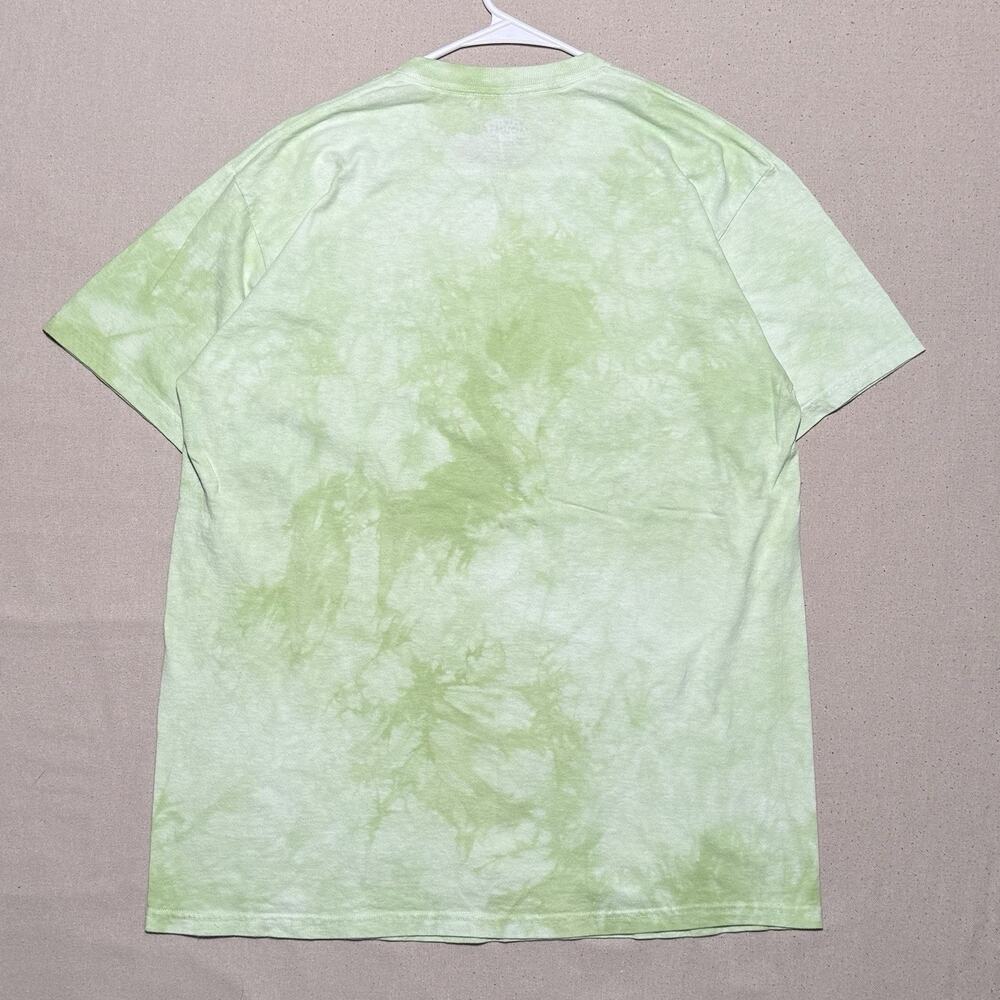The Mountain Mens T-shirt Green St. Patrick's Fairy Fantasy Size L Irish Tie-Dye - Picture 3 of 8